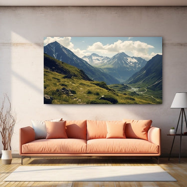 Mountainous Landscape Painting